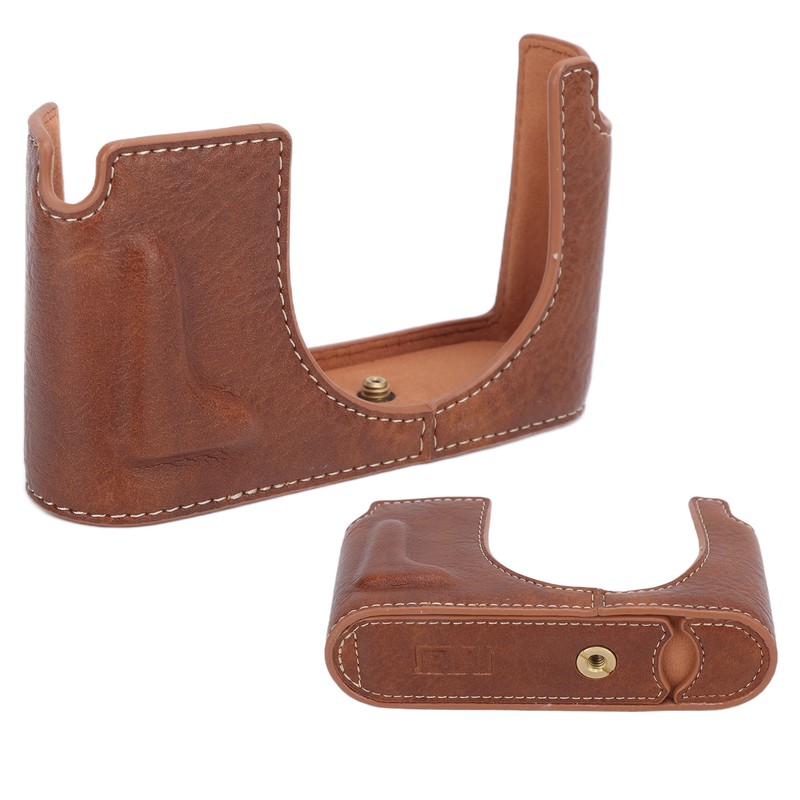 PU Leather Camera Half Case for Leica Q Half Body