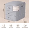 2Pack Compression Comforter Space Saving Bag - 136L Each 3