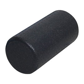 Fitness First F1FOAM2R 12 in High Density Molded Foam Roller-Full Round 12", Black
