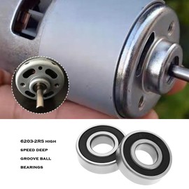 Be In Your Mind 5pcs 6203-2RS Ball Bearings High Speed Deep Groove Ball Bearing Motor Power Tool Bearing Compatible with Troy-Bilt MTD 741-0600 Compatible with John Deere GX20818