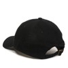 Bass Clef Baseball Cap Embroidered Cotton Adjustable Dad Hat Black