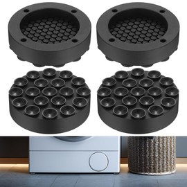 4 x Washing Machine Vibration Damper Washing Machine Anti-Vibration Mats Non-Slip Mat Washing Machine Underlay Universal Anti Vibration Damper Washing Machine Damper Feet for Fridge Table