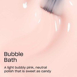 OPI Nail Lacquer Bubble Bath | Sheer Nude Pink Crème Chip Resistant Nail Polish | Fast Drying, Streak Free