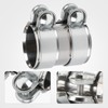 QBselecar 2 Inch (51mm) Universal Muffler Band Clamp, Stainless Steel