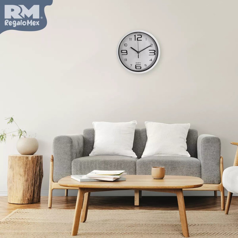 Rm Regalomex Reloj De Pared Análogo Función Con Cuarzo