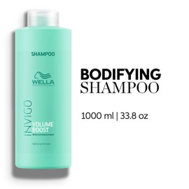 Wella Professionals Invigo Volume Boost Bodifying Shampoo | Added Volume for Fine Hair | 33.8 Fl Oz