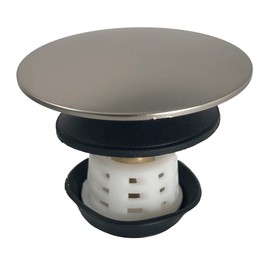 TUBSTRAIN Revolutionary Tub Drain Hair Catcher and Stopper with Jumbo Cover