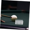 WHAMVOX 5pcs Transparent Pool Chalk Holder Lightweight Case for Billiards