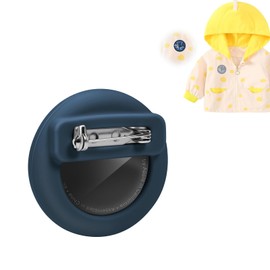 AXFEE Hidden Air Tag Case for Kids, Air-tag Holder With Safety Pins, Anti-Removal Air-tags Sicoilne Case, Compatible with Air-tag Tacker for Kids Adult Pets Backpack Inside Clothes, Shark