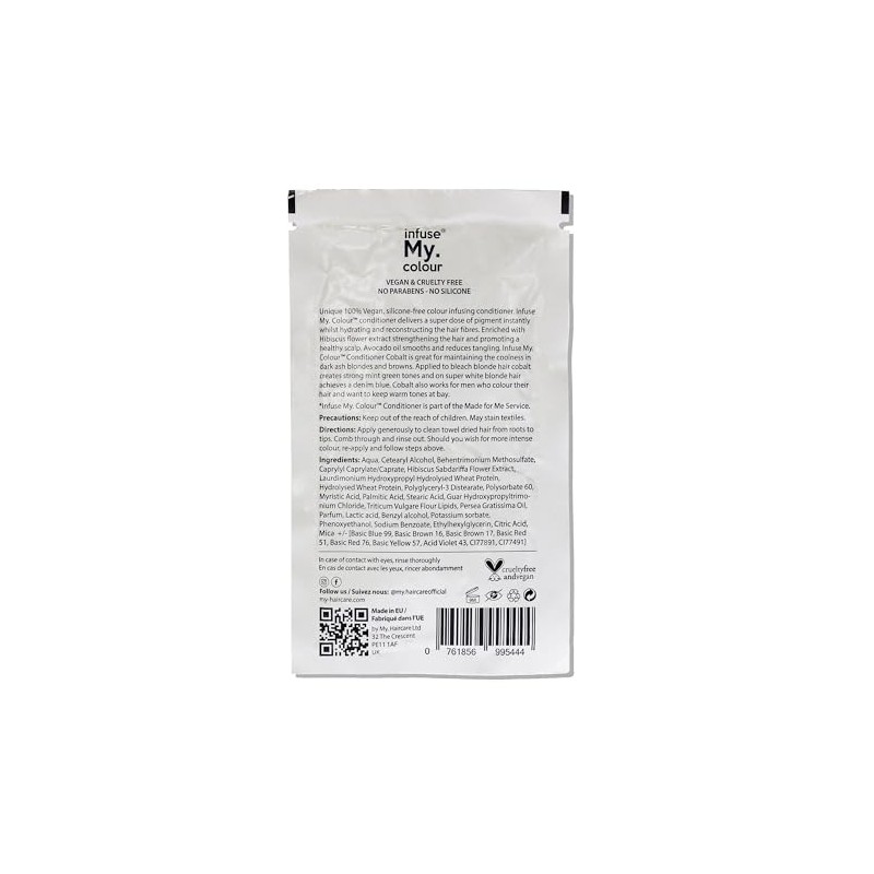 infuse my. colour Cobalt Conditioner for Unisex - 15 ml