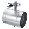 PATIKIL 5" HVAC Duct Manual Volume Damper, Metal Adjustment Airflow