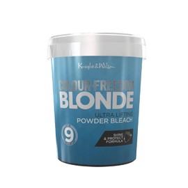 Knight & Wilson Colour Freedom Professional Ultra High Lift Hair Bleach Powder, White Blonde, 500g, Up to 9 Levels of Lift