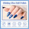 Shining She Semi-Permanent Nail Polish Blue, 6 Colors Blue Series