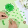 PONABEADIY 1 Box 400PCS Butterfly Acrylic Beads with Holes Lawn