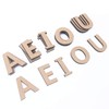 IVEI DIY Wood Sheet Craft - MDF Cutouts Letters Vowels