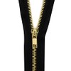 Realm Brass Teeth Jeans Zip for Sewing, Crafts, Clothing and