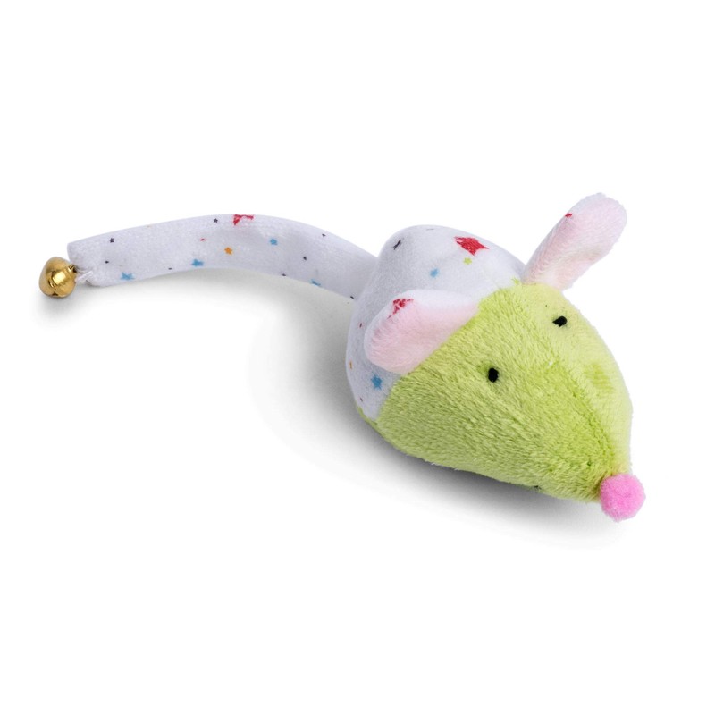 Petface (Little Petface) Bell Mouse Face Kitten Cat Toy (One