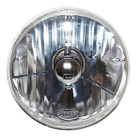 OCTANE LIGHTING 5-3/4" Motorcycle Crystal Clear Halogen Headlight H4 Headlamp 60/55W Light Bulb