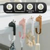 Pack of 4 Bag Holders for Table, Foldable Bag Hook,