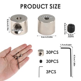 Pin Keepers Pin Locks, 30pcs Pin Backs Locking Clasp Pin Badge Backs Locking Replacement with Wrench for Insignia Name Tag Lanyards Badge