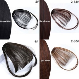 Bang wig hairpiece natural styling black partial band bob / 뱅 앞머리 가발 헤어피스 자연스러운 스타일링 블랙 부분 띠 단발