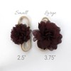 My Lello Baby Girl Rounded Petal Chiffon Flower Nylon Elastic