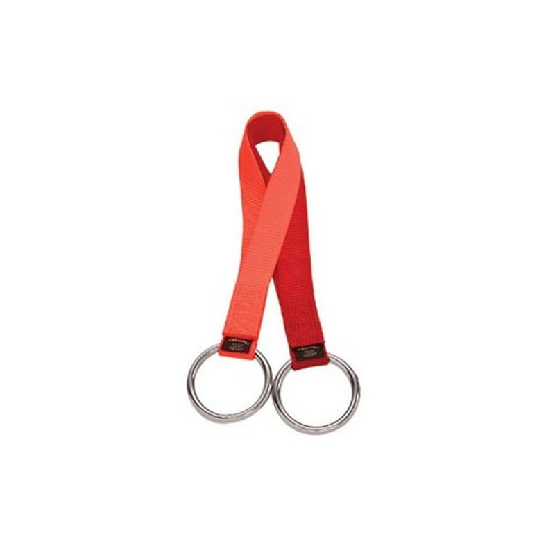 Weaver Arborist Chain Saw Strap with Ring,Orange