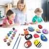 142PCS Painting Rocks, DIY Rocks Flat & Smooth Kindness Rocks