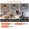 TALOYA 52 inch Ceiling Fans with Lights Remote Control, Modern