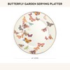 MACKENZIE-CHILDS Enamel Serving Platter, Butterfly Garden