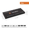 J-Tech Digital HDMI Audio Extractor Switcher 4x1 HDMI 2.0 4K