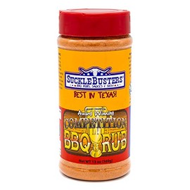 SuckleBusters Competition BBQ Rub: Award-Winning All-Purpose Seasoning, Traditional BBQ Rubs, Gluten-Free, No MSG Shaker (13oz)