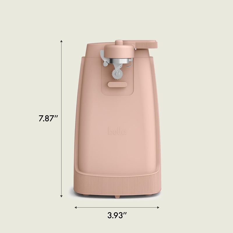 bella Electric Can Opener and Knife Sharpener, Multifunctional Jar and