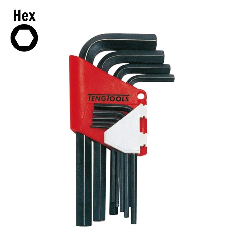 Teng 1479MMR 1.5-10mm 9 Metric Hex Key Set
