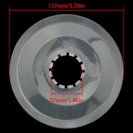 FMHXG 2PCS MTB Bicycle Flywheel Guard Rear Bicycle Spoke Protector Parts Rear Gear Cover Rear Hub Flywheel Protector Spin-on Cassette Transparent Colour