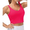 Women’s Longline Sports Bra Wirefree Padded Medium Support Yoga Bras