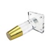LC LICTOP Clear Acrylic Sofa Legs with Brass Tip 4.7