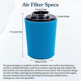 LCGLY Air Filter 0800-112000 Compatible with CFMoto 400cc 800cc Engine CF800 CF500cc CForce 400 500 500S 600 800 UForce 500 800 X8 EFI Trail HO EPS Sport Tracker ATV UTV
