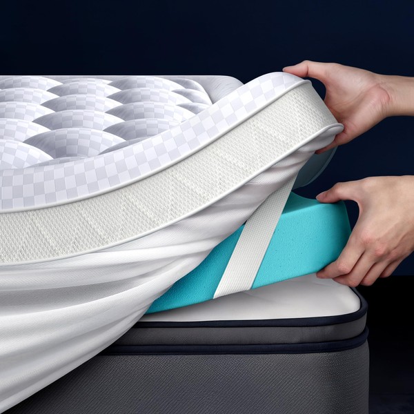 Biteany 5 Inch Mega Support Memory Foam Full Size Mattress