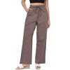 GRAPENT High Waisted Pants for Women Linen Pants Women Wide