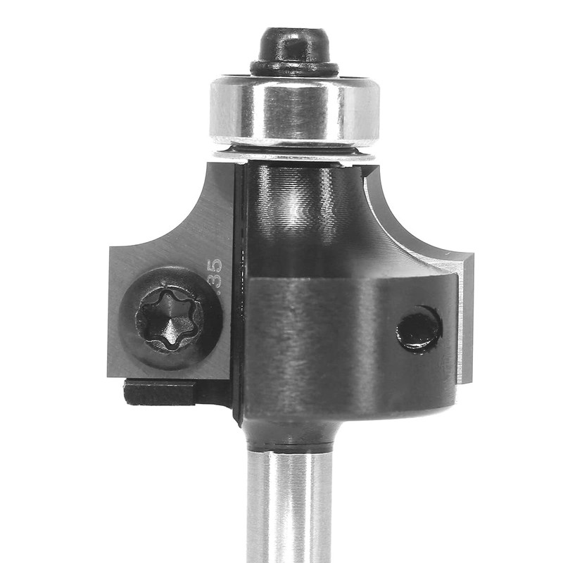 Sinoprotools Round Over Router Bits 1/4 Inch Shank，1/4'' Radius with