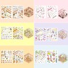 6 Sets Cute Animals 3D Sticker Scene 3D Miniature Scene