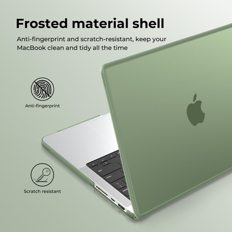 BlueSwan Anti-Cracking Hard Shell Case Compatible with MacBook Pro 14-inch