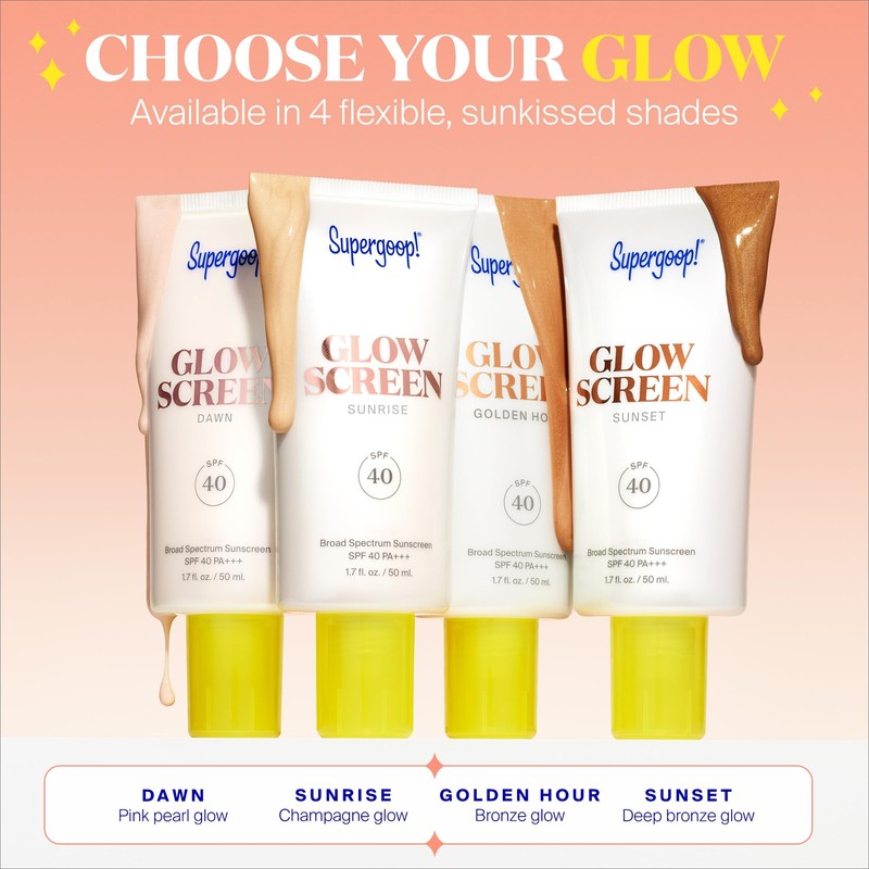 Protector Solar Supergoop! Glowscreen Spf 40 75 Ml Con Ácido