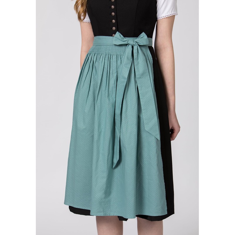 Stockerpoint Women's Molina Midi Dirndl Apron, Petrol, 40-44