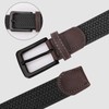 e-mode life Men's Mesh Belt, Elastic Belt, Student Uniform Belt,