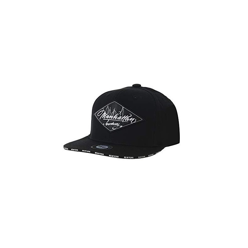 Whimoons TR2934 Hat, 100% Cotton, Straight Cap with Manhattan Logo,