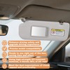 Pair of Left and Right Sun Visor with Clips for