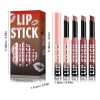 Labial Para Mujer Velvet Waterproof Duradero Set De 4 Nu