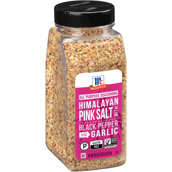 McCormick Himalayan Pink Salt with Black Pepper and Garlic All